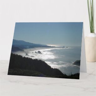 Cape Sebastian Oregon USA Hälsning Note BIG Card Kort