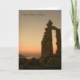 Cape Sounio, Grekland - kort