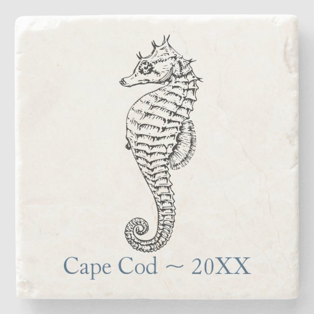 Cape Souvenir Underlägg - Seahorse (Framsidan)