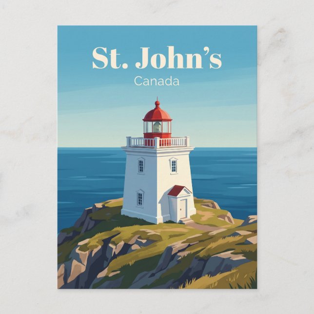 Cape Spear fyr Kanada Vykort (Framsida)