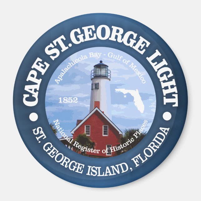 Cape St George Light Magnet (Framsidan)