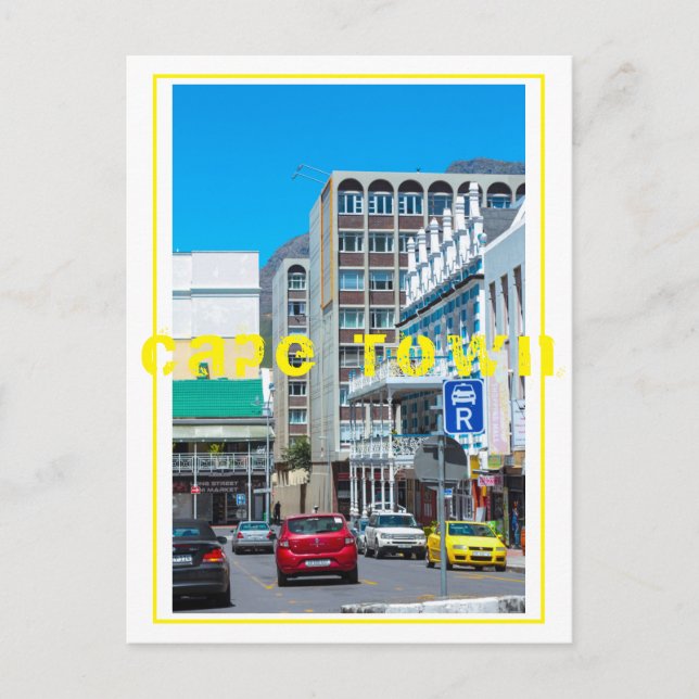 Cape Town Architecture Cityscape South Afrika Vykort (Framsida)