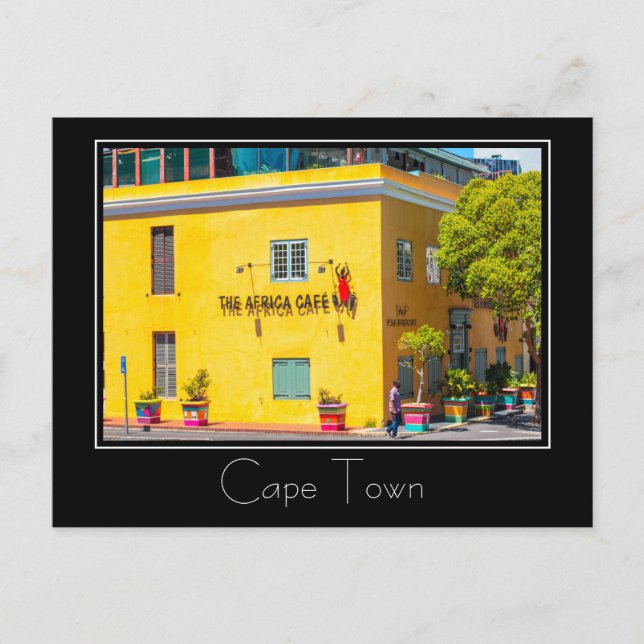 Cape Town Architecture Ciyscape South Afrika Vykort (Framsida)