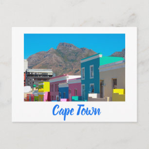 Cape Town Bo-Kaap Cityscape South Afrika Vykort