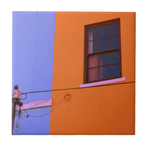 Cape Town Bo-Kaap South Afrika Cityscape Kakelplatta