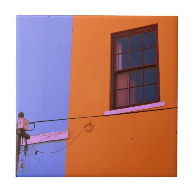 Cape Town Bo-Kaap South Afrika Cityscape Kakelplatta (Framsidan)