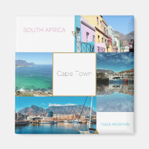 Cape Town Bord Mountain Collage Magnet