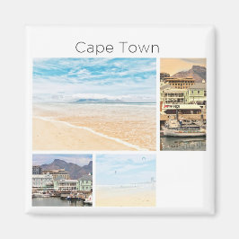 Cape Town Bord Mountain Collage Pastel Magnet