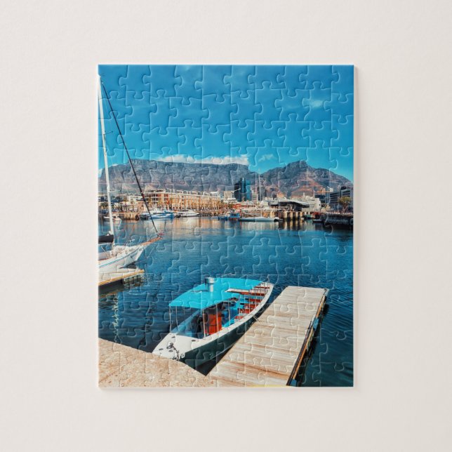 Cape Town Bord Mountain Harbour South Afrika Pussel (Vertikal)