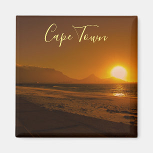 Cape Town Bord Mountain Sunset Magnet