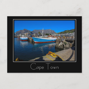 Cape Town Bord Mountain Waterfront Harbour Vykort