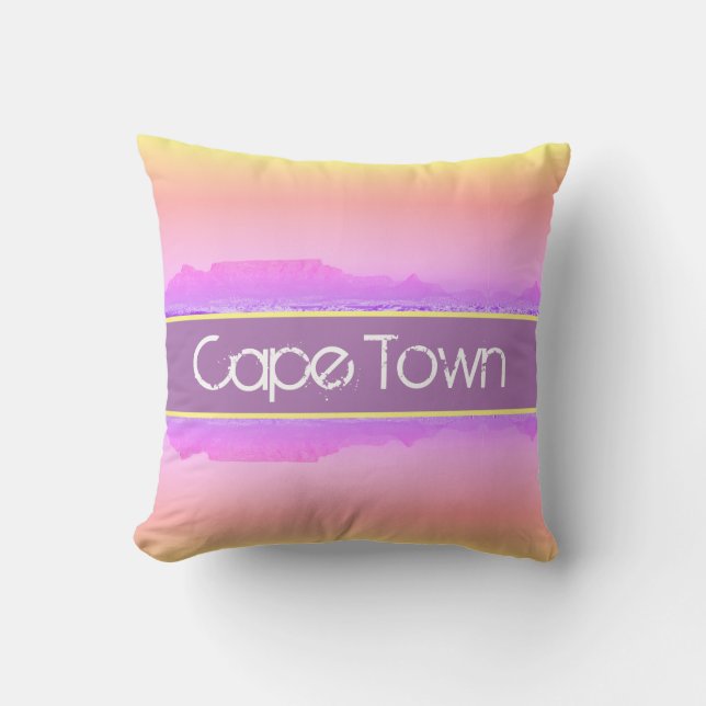 Cape Town Bord Mountain ZA South Afrika Kudde (Framsida)