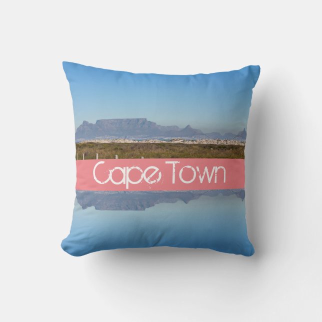 Cape Town Bord Mountain ZA South Afrika Kudde (Framsida)