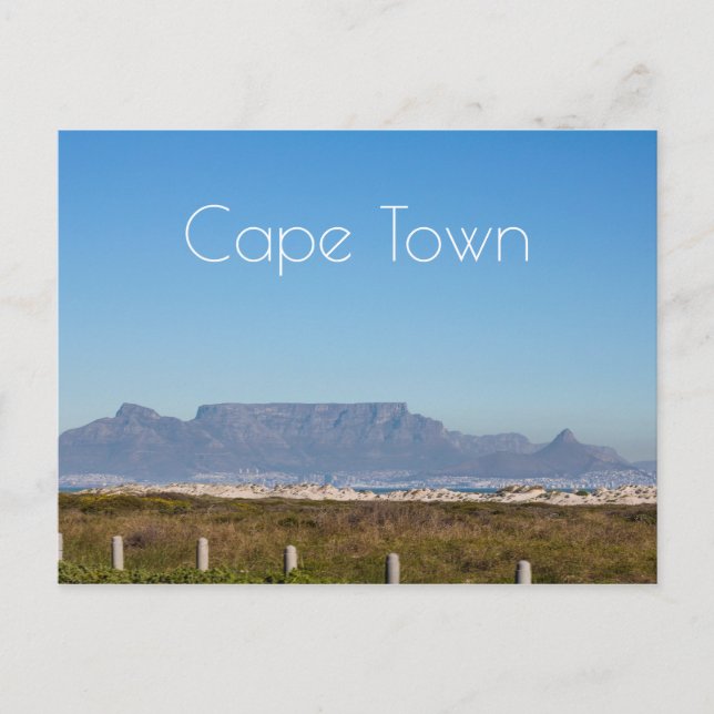 Cape Town Bord Mountain ZA South Afrika Vykort (Framsida)
