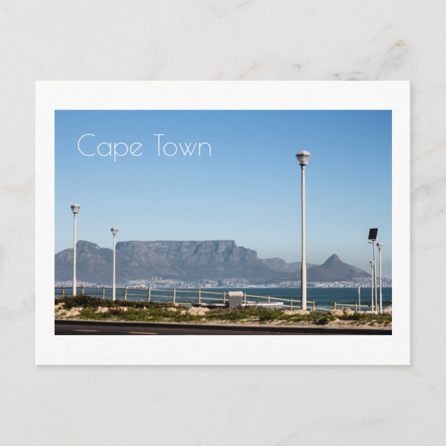 Cape Town Bord Mountain ZA South Afrika Vykort (Framsida)