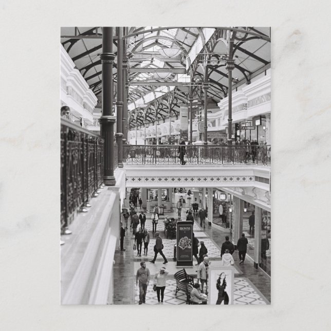 Cape Town Canal Walk Monochrome Life Vykort (Framsida)