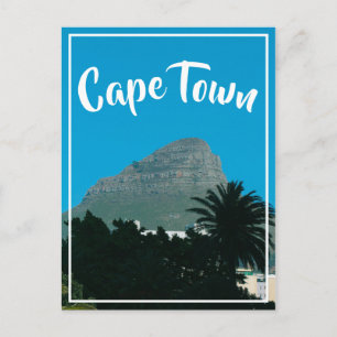 Cape Town City Center Lejon's Head South Afrika Vykort