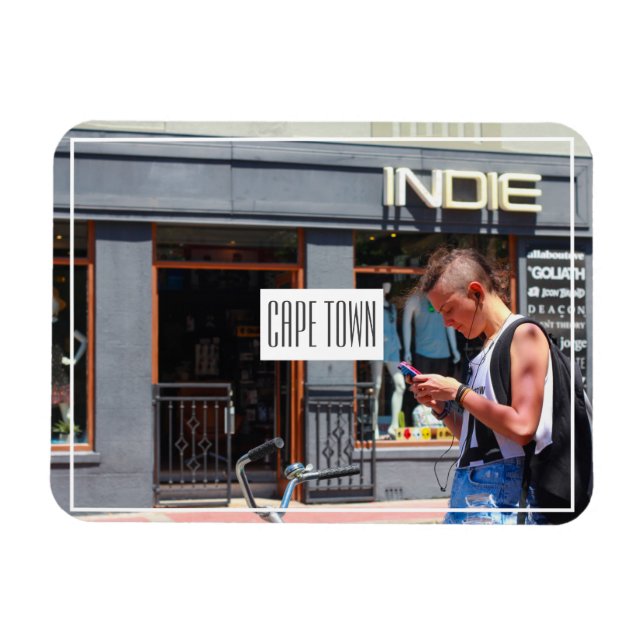 Cape Town Cityscape Architecture South Afrika Magnet (Horisontell)