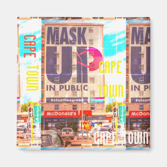 Cape Town Cityscape Architecture South Afrika Magnet (Framsidan)