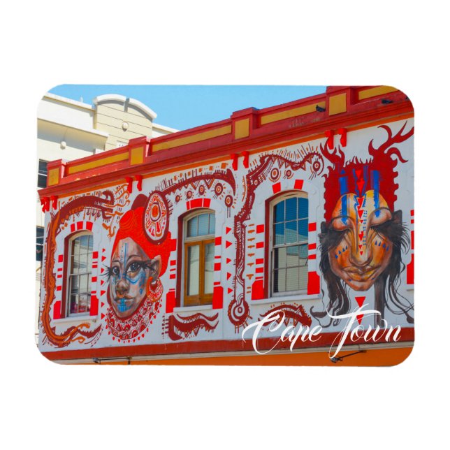 Cape Town Cityscape Architecture South Afrika Magnet (Horisontell)