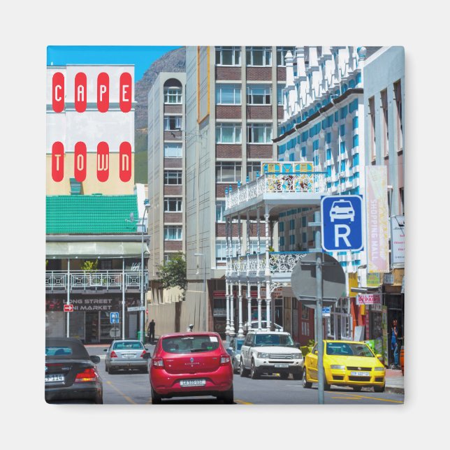 Cape Town Cityscape Architecture South Afrika Magnet (Framsidan)