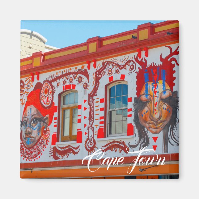 Cape Town Cityscape Architecture South Afrika Magnet (Framsidan)