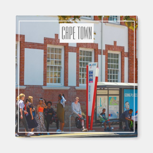 Cape Town Cityscape Architecture South Afrika Magnet (Framsidan)