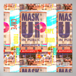 Cape Town Cityscape Architecture South Afrika Poster