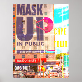 Cape Town Cityscape Architecture South Afrika Poster