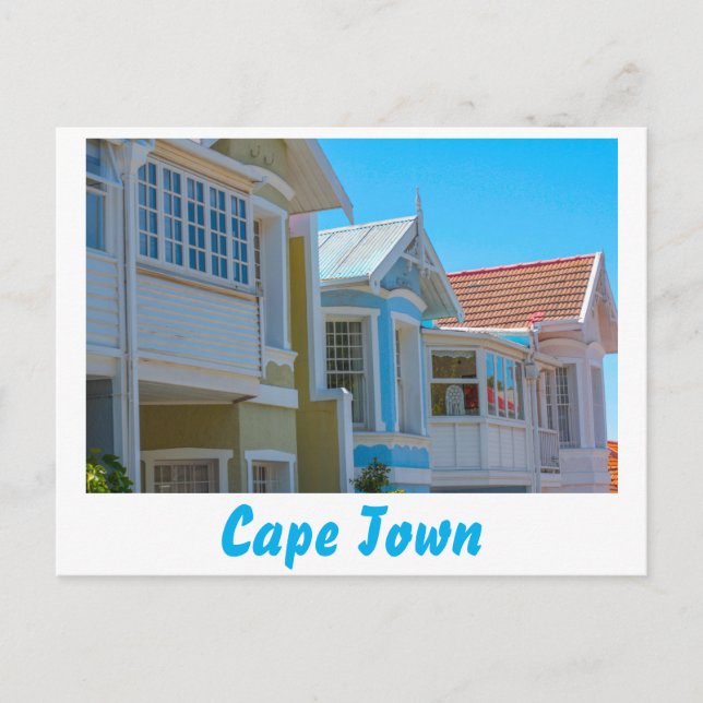 Cape Town Cityscape Architecture South Afrika Vykort (Framsida)