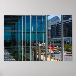 Cape Town Cityscape Lejon's Head South Afrika Poster