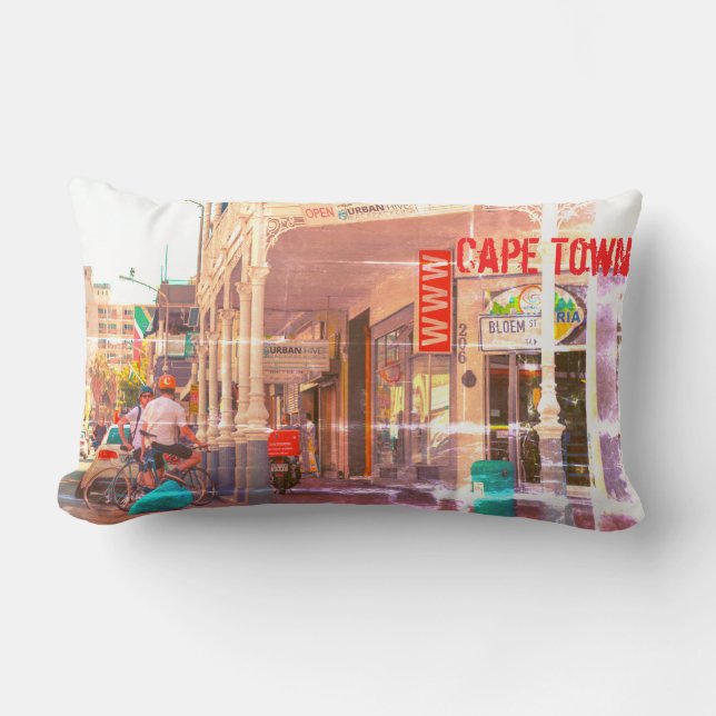 Cape Town Cityscape Long Street South Afrika Lumbarkudde (Framsida)
