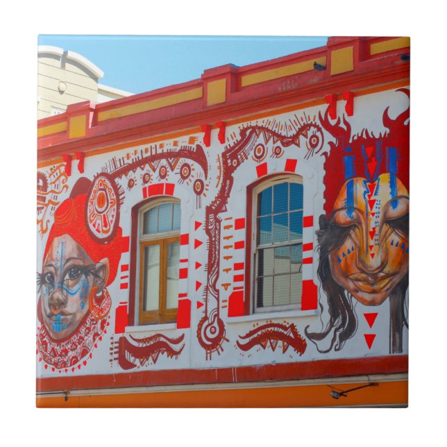 Cape Town Cityscape Street South Afrika Kakelplatta (Framsidan)