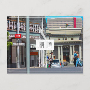Cape Town Cityscape Street South Afrika Vykort