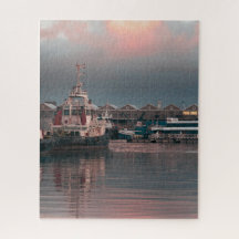 Cape Town Harbour Resa Vintage Retro