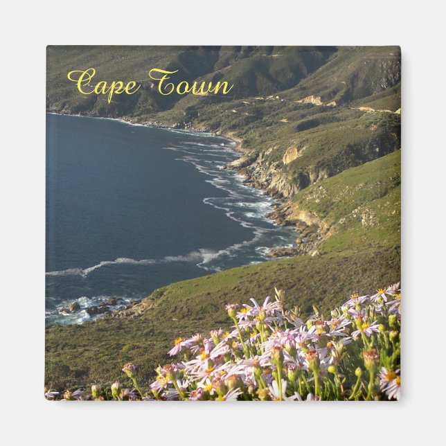 Cape Town Landskapsmagnet Magnet (Framsidan)