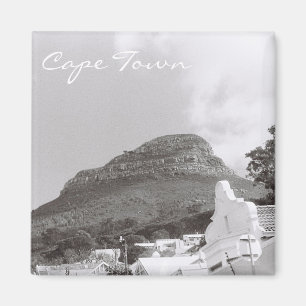Cape Town Lejonhuvudvy Film Foto Magnet