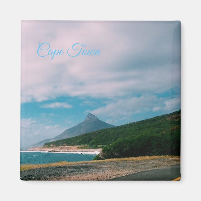 Cape Town Lejon's Head Ocean View Magnet (Framsidan)