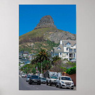 Cape Town Lejon's Head South Afrika City Poster