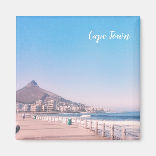 Cape Town Lion's Head Promenad Magnet (Framsidan)