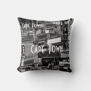 Cape Town Monochrome Cityscape Architecture Kudde