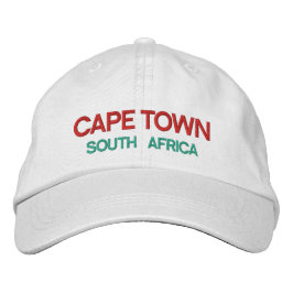 Cape Town South Afrika Anpassningsbar Hat Broderad Keps