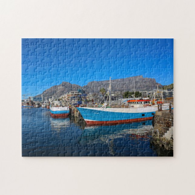 Cape Town South Afrika Architecture Bord Mountain Pussel (Horisontell)