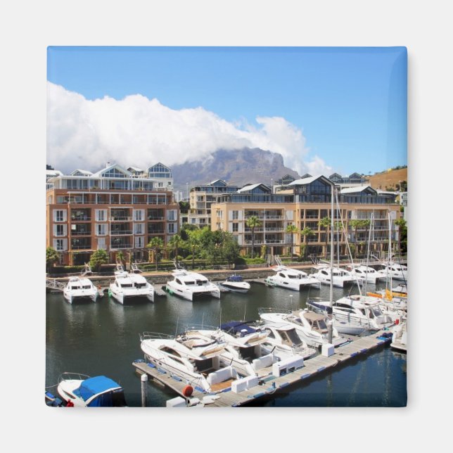 Cape Town, South Afrika Harbour Magnet (Framsidan)