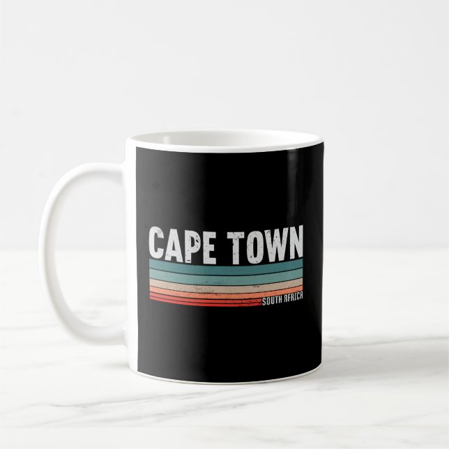 Cape Town South Afrika Kaffemugg (Vänster)