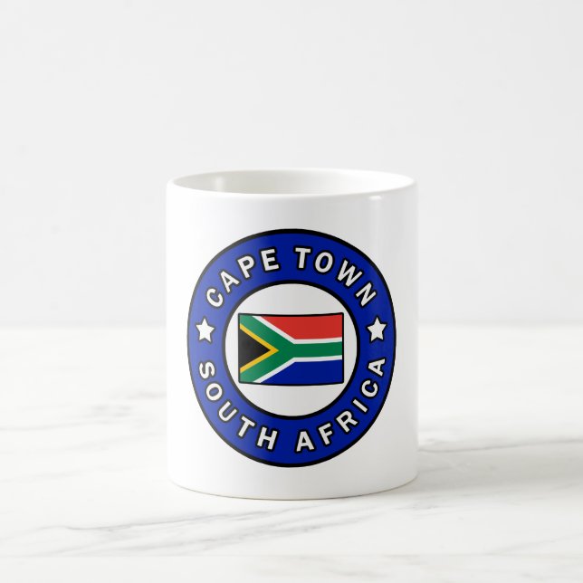 Cape Town South Afrika Kaffemugg (Center)