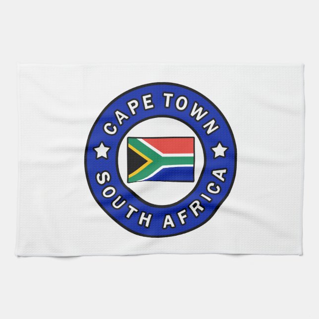 Cape Town South Afrika Kökshandduk (Horisontell)