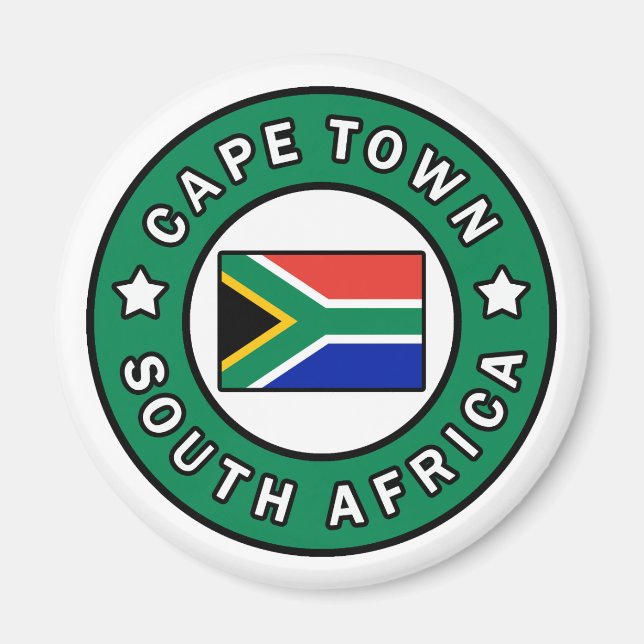 Cape Town South Afrika Magnet (Framsidan)