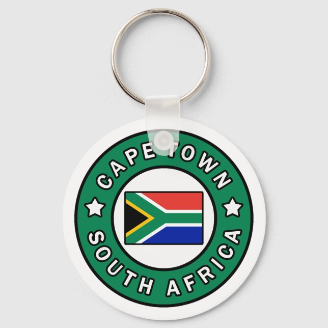Cape Town South Afrika Nyckelring (Framsida)
