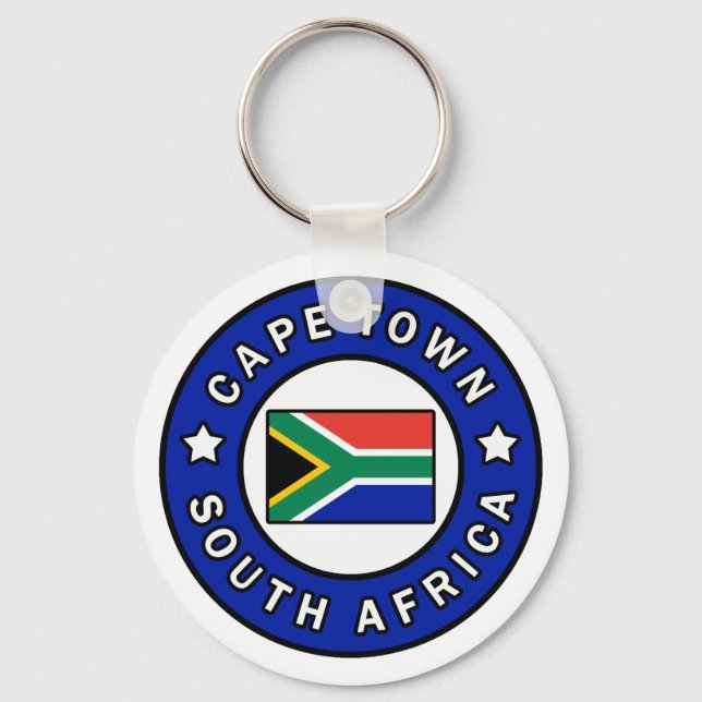 Cape Town South Afrika Nyckelring (Framsida)